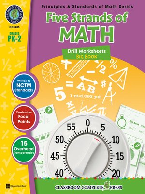 cover image of Five Strands of Math - Drills Big Book